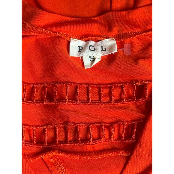 Pol Red Orange Tank Tunic Top S NWOT - Picture 6 of 6